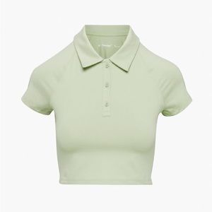 Aritzia TNA XS SILVER SAGE GREEN contest t-shirt